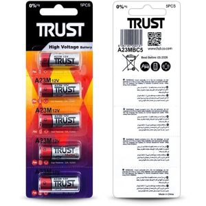 باتری ریموتی تراست A27 بسته 5عددی